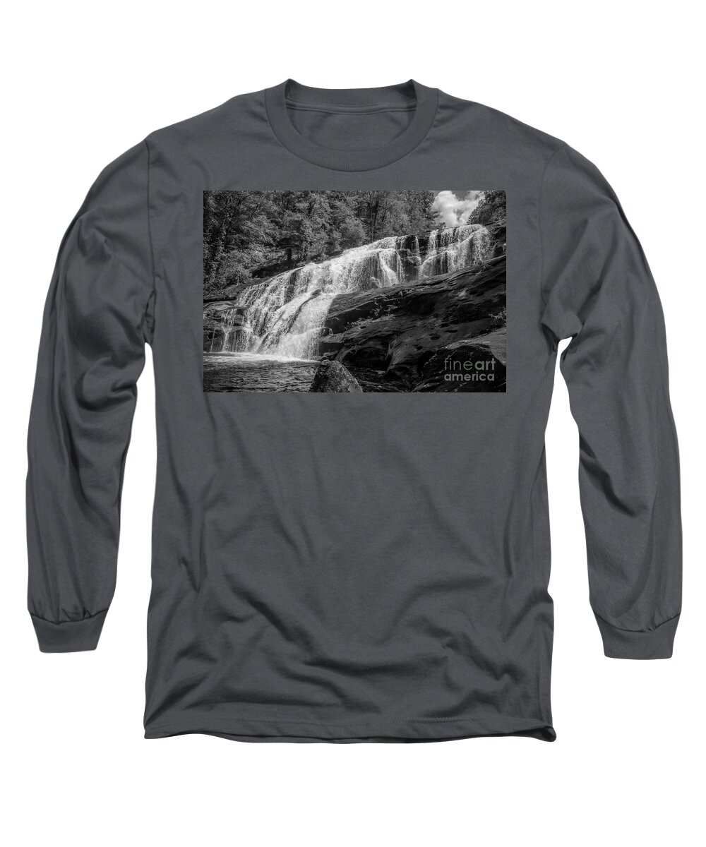 3681 Long Sleeve T-Shirt featuring the photograph Bald River Falls #6 by FineArtRoyal Joshua Mimbs