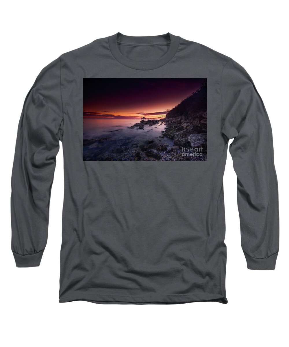 Marco Crupi Rome Photography Long Sleeve T-Shirt featuring the photograph 6 seconds of Dawn by Marco Crupi