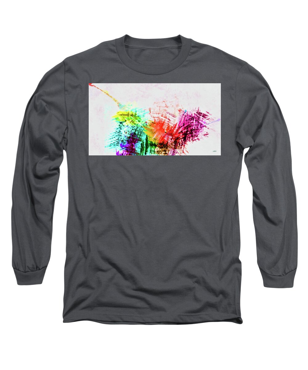 Abstract Long Sleeve T-Shirt featuring the painting Abstract - DWP1213653 by Dean Wittle