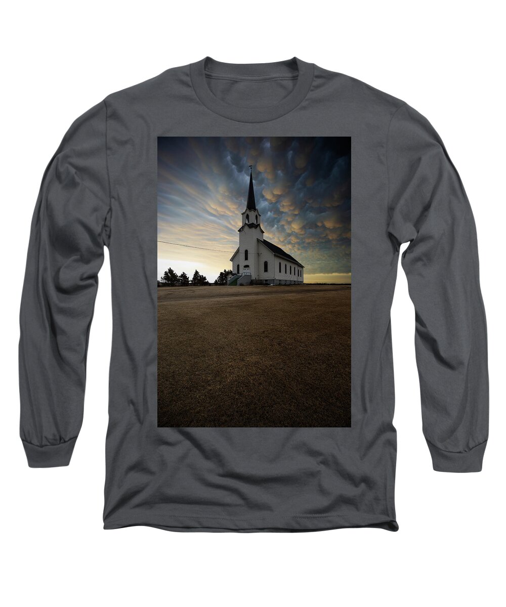 Church Long Sleeve T-Shirt featuring the photograph All is Forgiven by Aaron J Groen