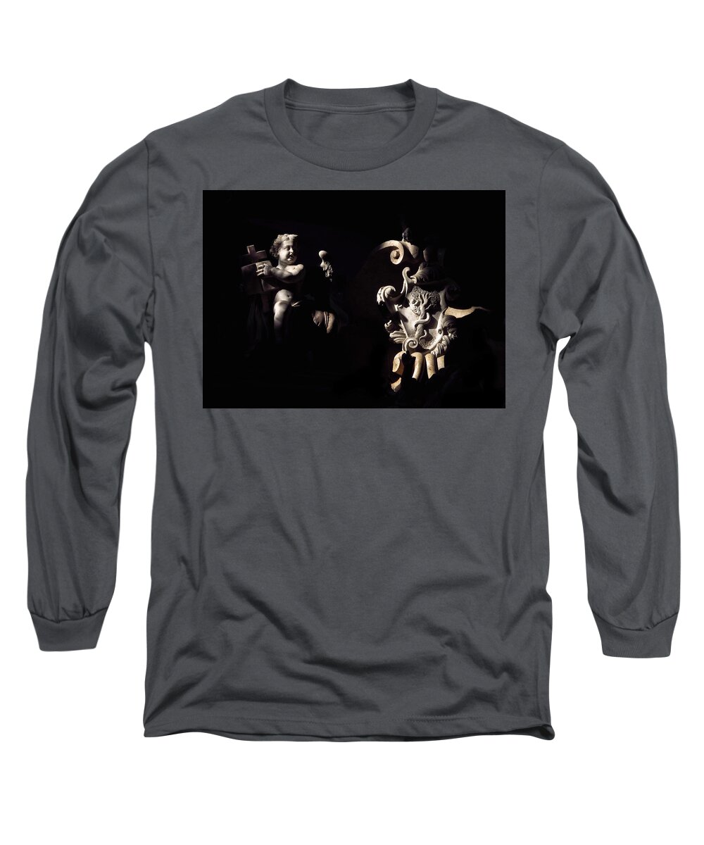 Venice Long Sleeve T-Shirt featuring the photograph Angels and demons by Eyes Of CC