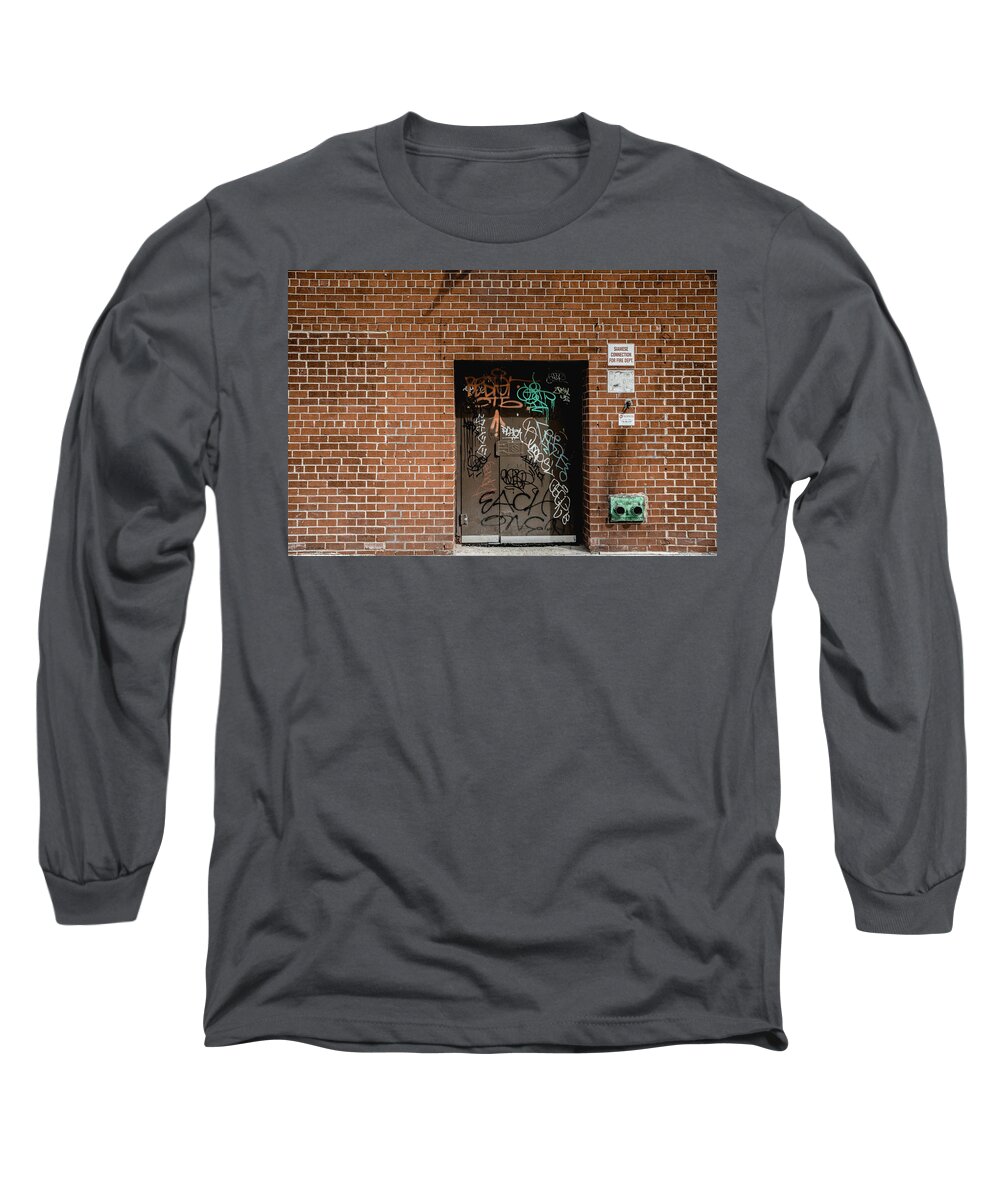 Brick Long Sleeve T-Shirt featuring the photograph Another Brick In the Wall by KC Hulsman