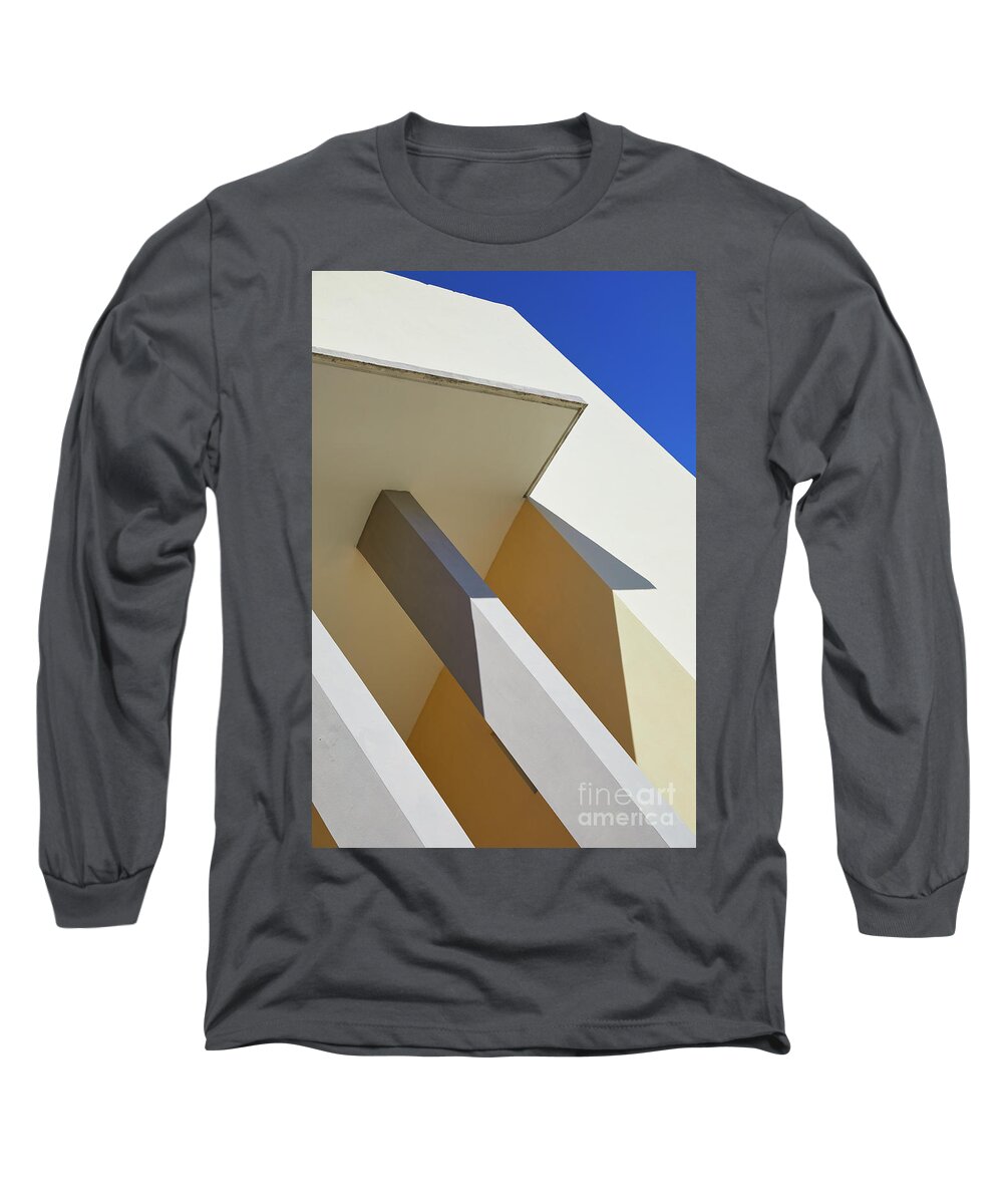 Architectural Long Sleeve T-Shirt featuring the photograph Architectural Exterior Cuba 1 by Tony Cordoza