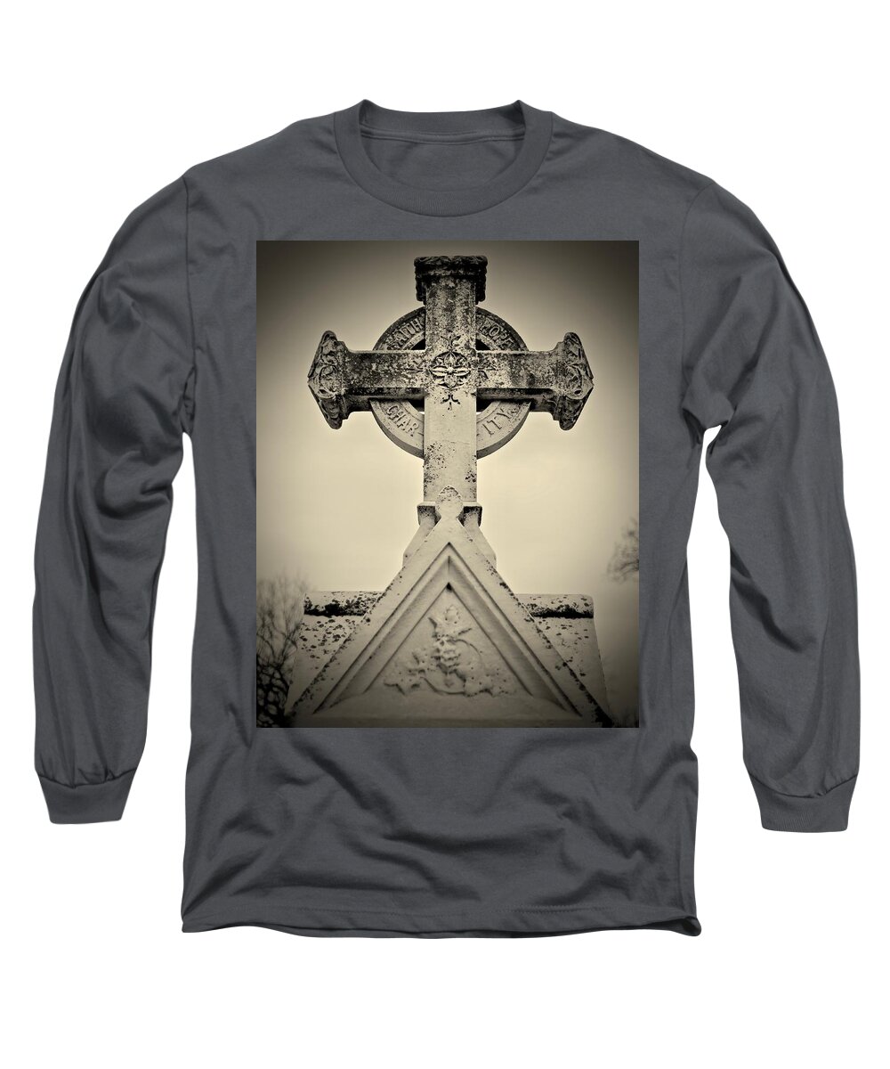 Cross Long Sleeve T-Shirt featuring the photograph Architecture 5 by Carol Jorgensen