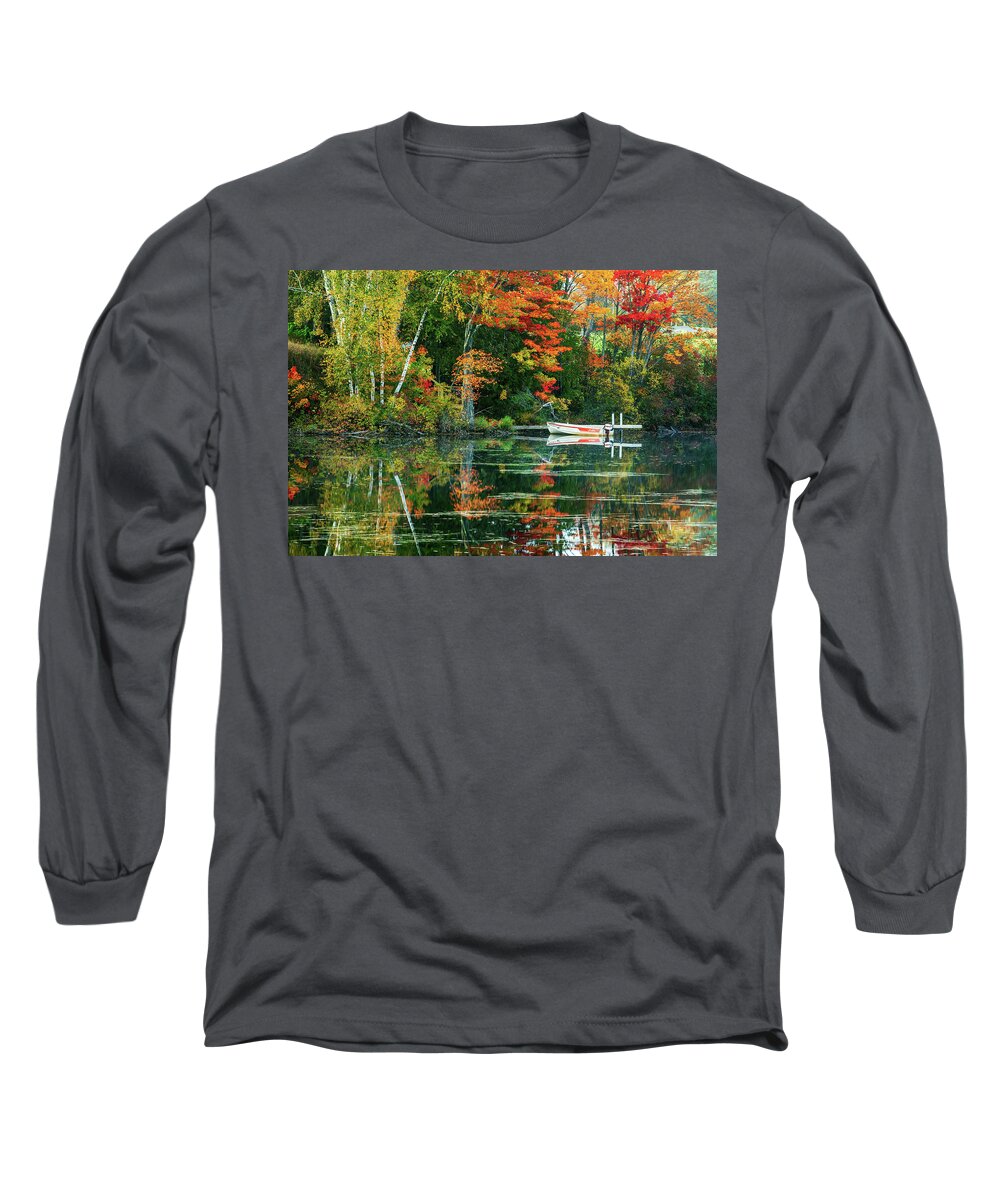 Autumn Long Sleeve T-Shirt featuring the photograph Autumn Colors 34A4306 by Greg Hartford