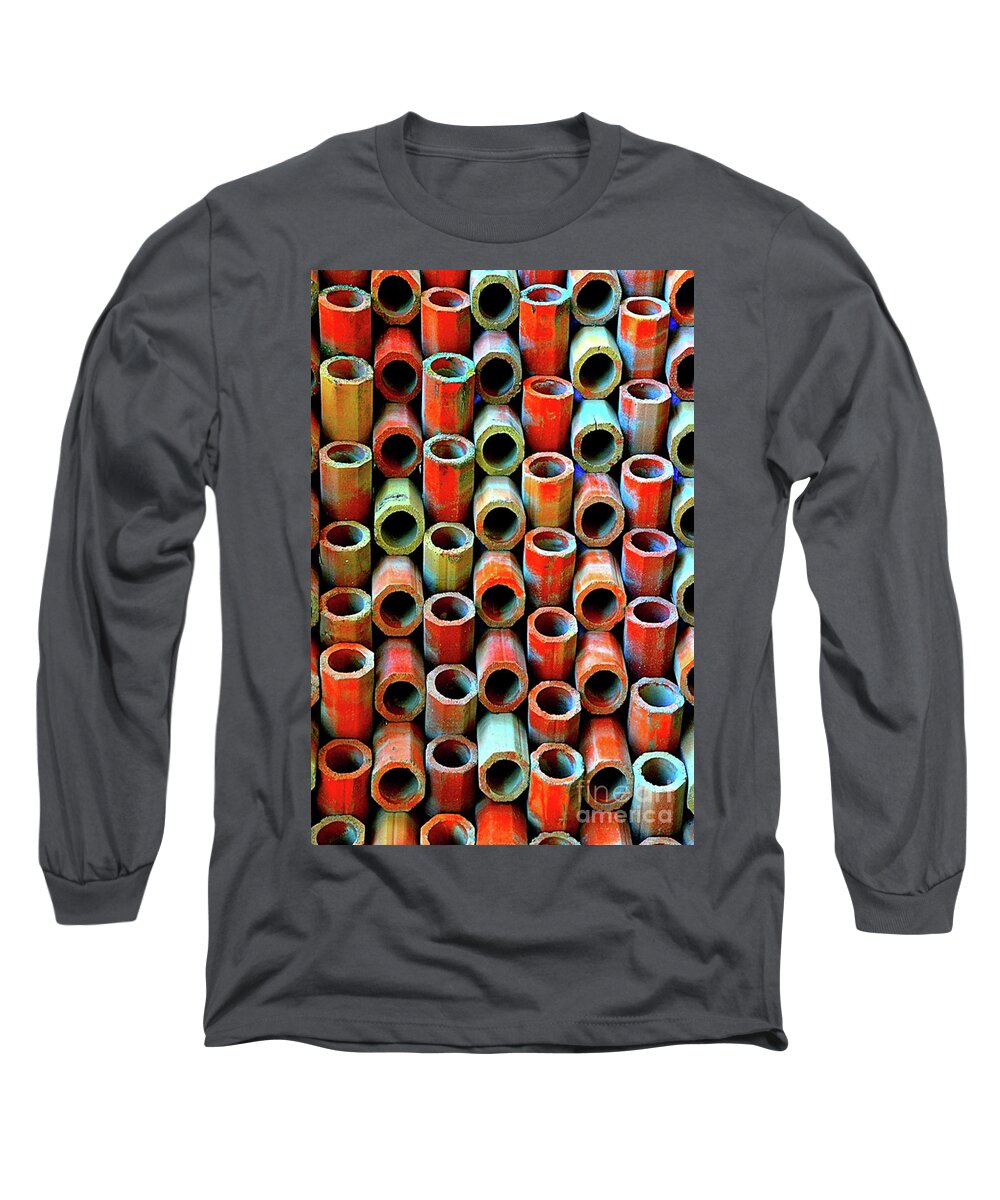 Abstract Long Sleeve T-Shirt featuring the photograph Babel by Lauren Leigh Hunter Fine Art Photography