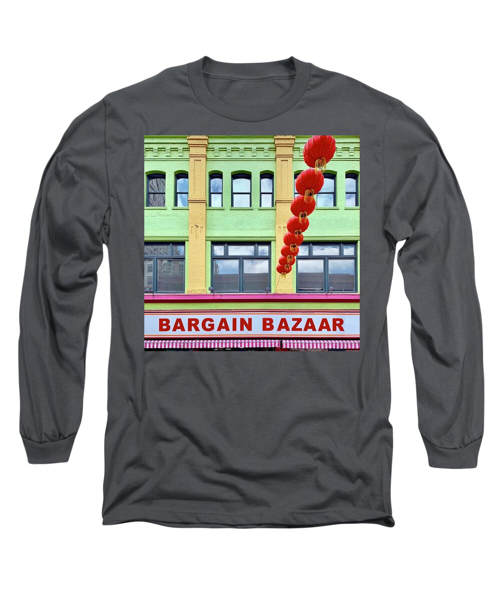  Long Sleeve T-Shirt featuring the photograph Bargain Bazaar by Julie Gebhardt