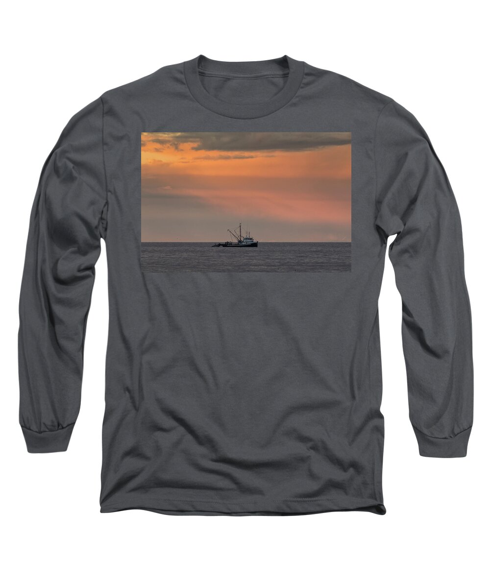 Belina Long Sleeve T-Shirt featuring the photograph Belina at Sunset by Randy Hall