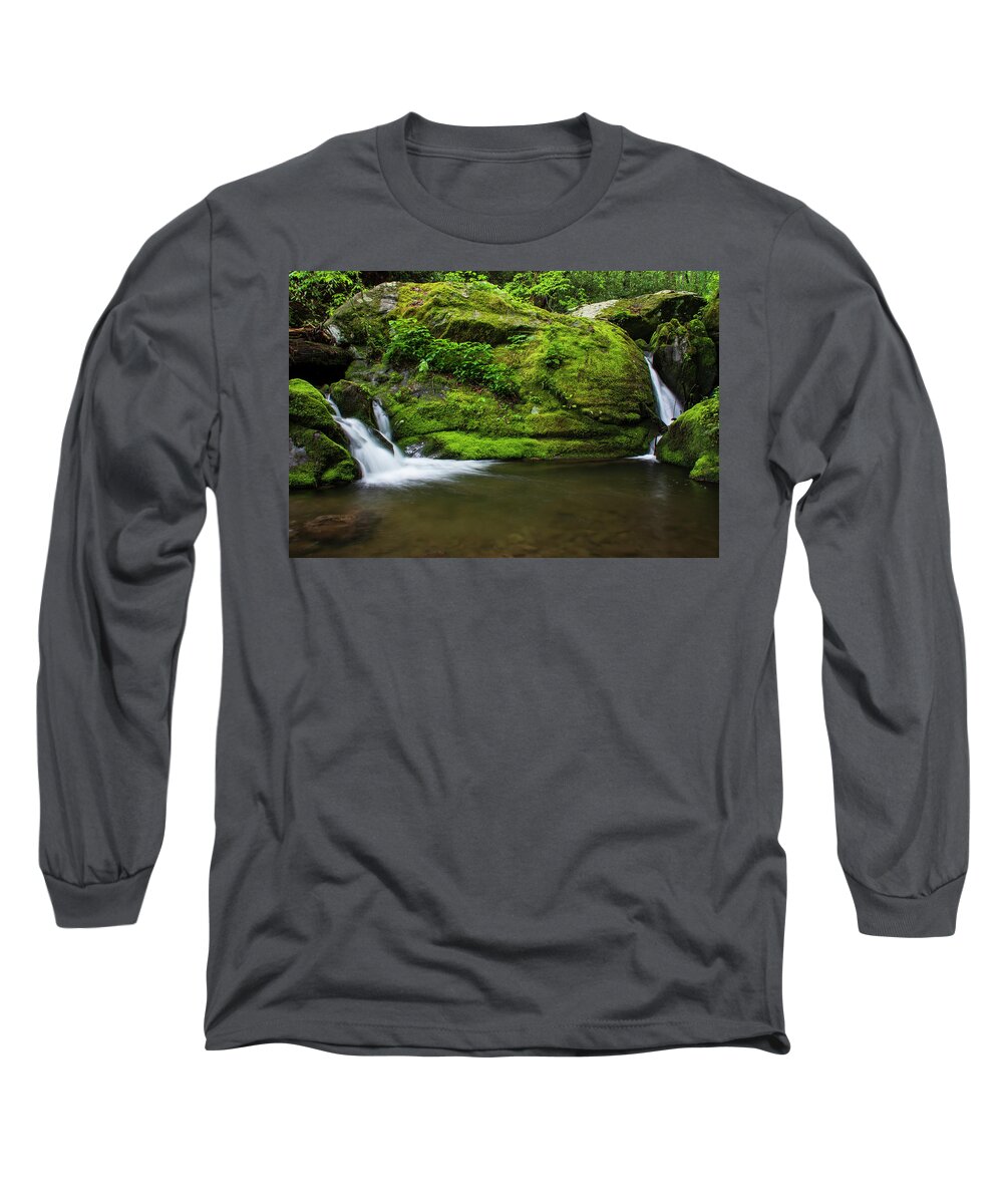 Great Smoky Mountains National Park Long Sleeve T-Shirt featuring the photograph Below 1000 Drips 2 by Melissa Southern