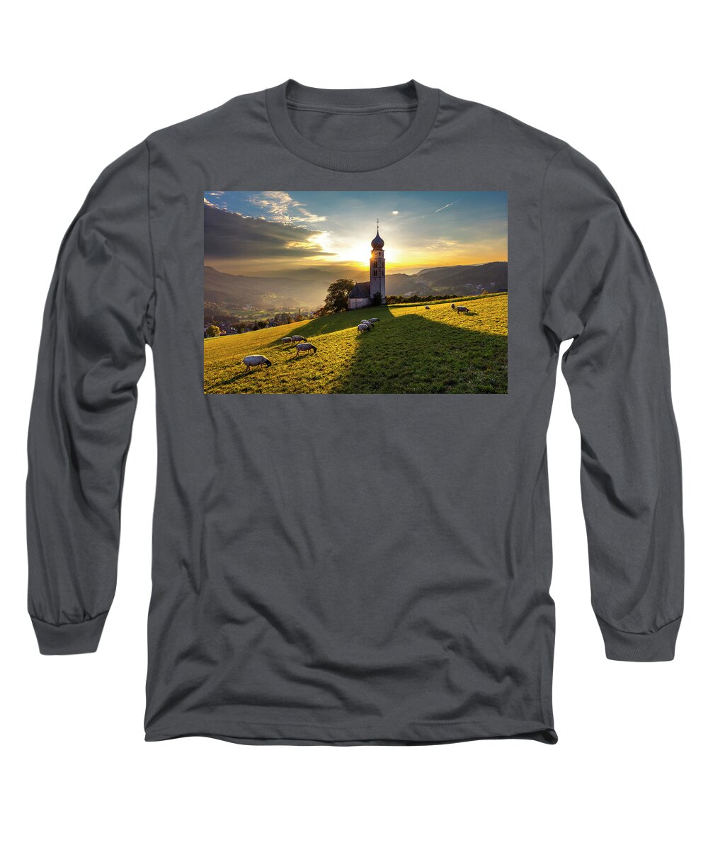 Nature Long Sleeve T-Shirt featuring the photograph Black Heads by Evgeni Dinev