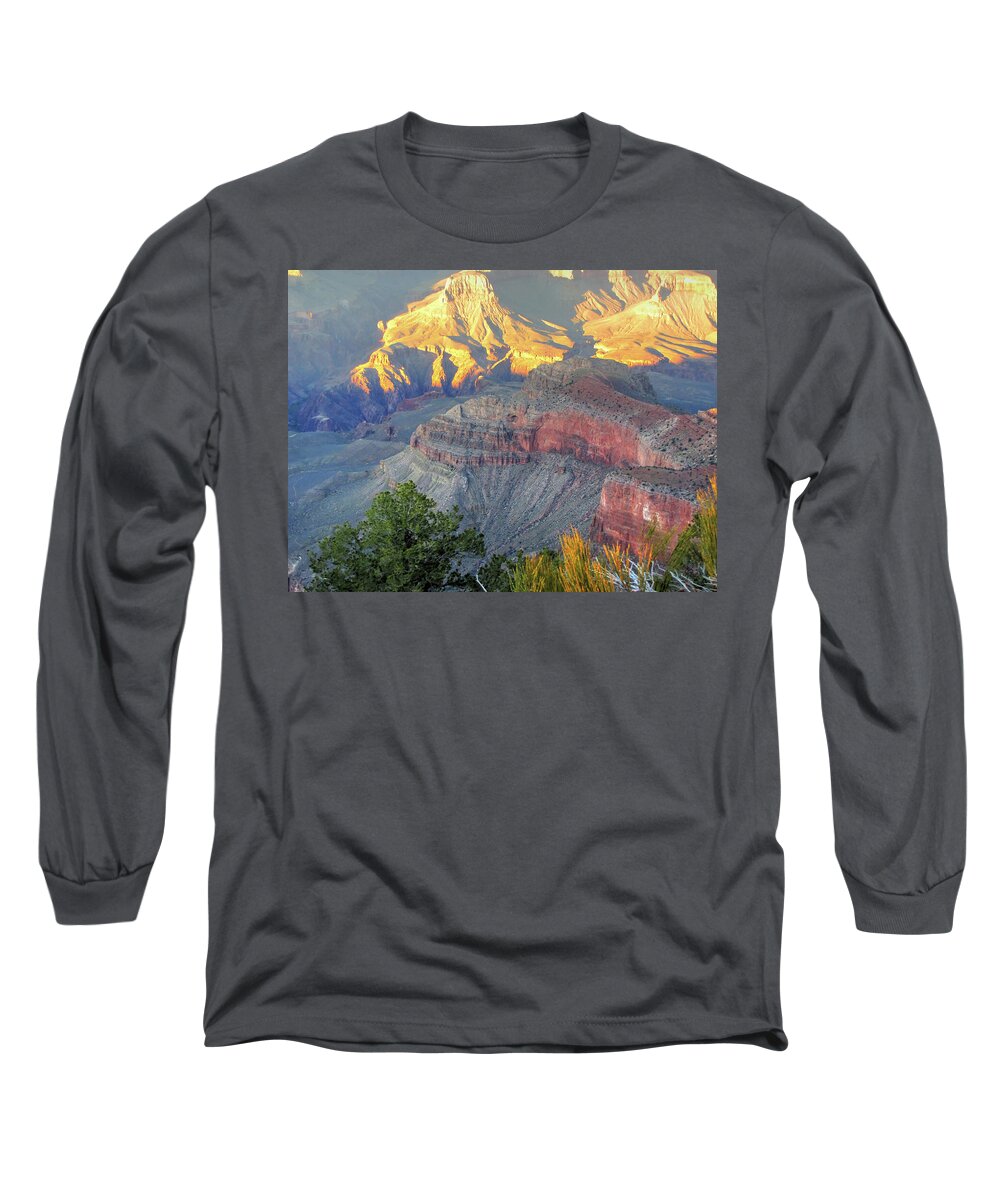Fine Art Long Sleeve T-Shirt featuring the photograph Canyon Sunset by Robert Harris