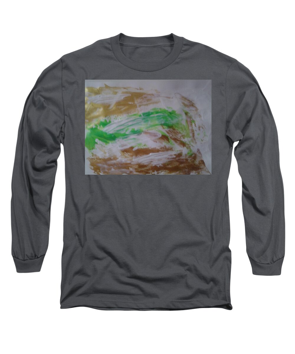  Long Sleeve T-Shirt featuring the painting Caos43 by Giuseppe Monti