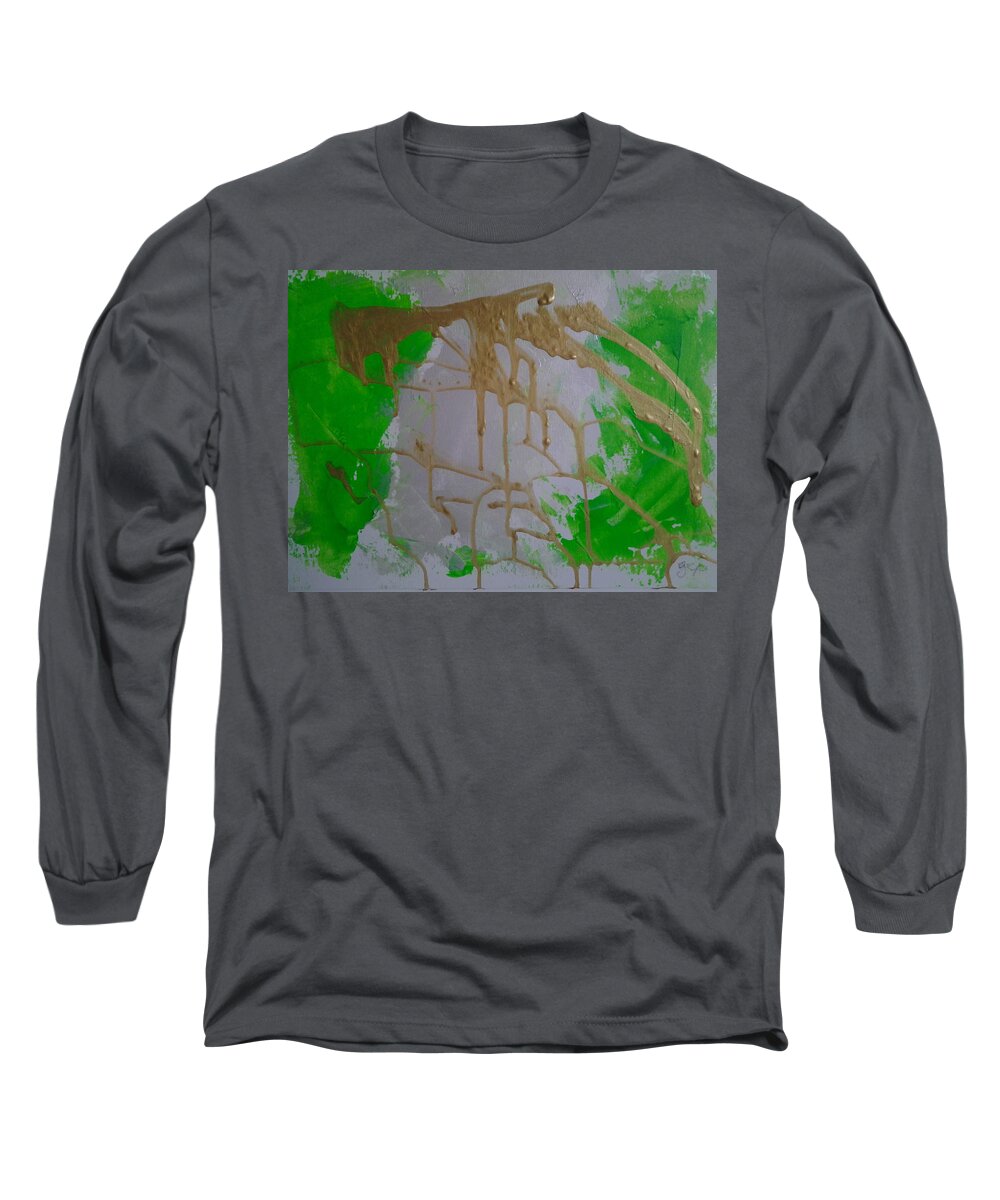  Long Sleeve T-Shirt featuring the painting Caos45 by Giuseppe Monti
