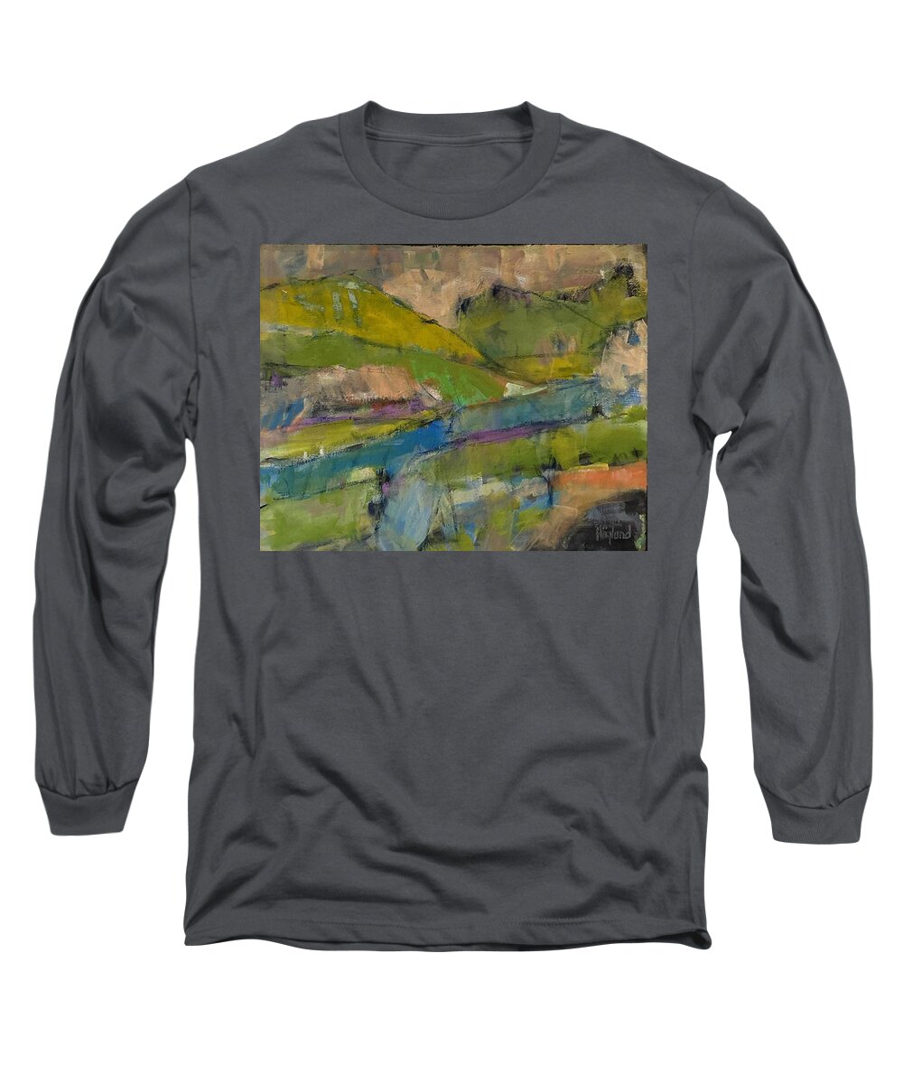  Long Sleeve T-Shirt featuring the painting Chatsworth Valley by Daniel Hoglund