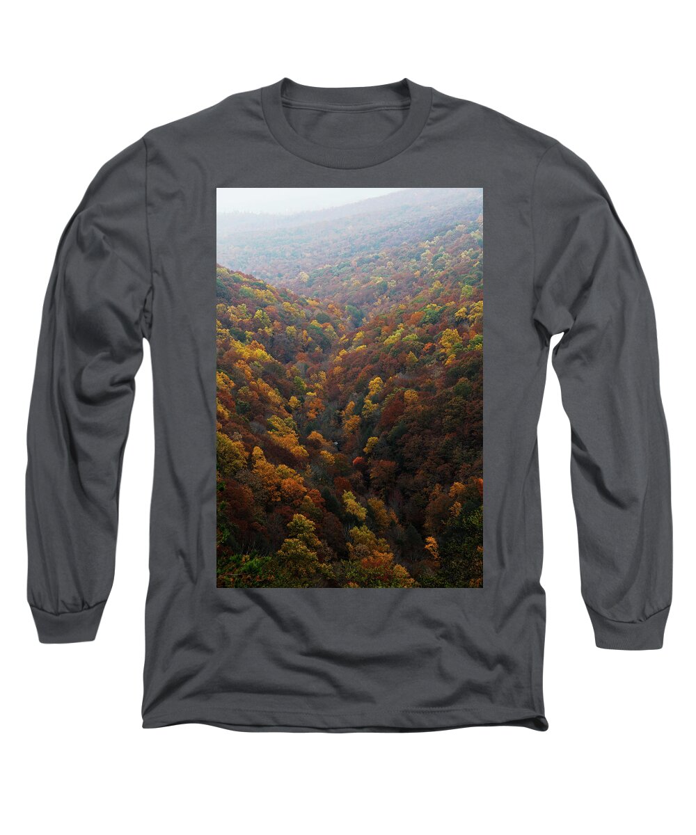 Cloudland Canyon Long Sleeve T-Shirt featuring the photograph Cloudland Canyon - Georgia by Richard Krebs