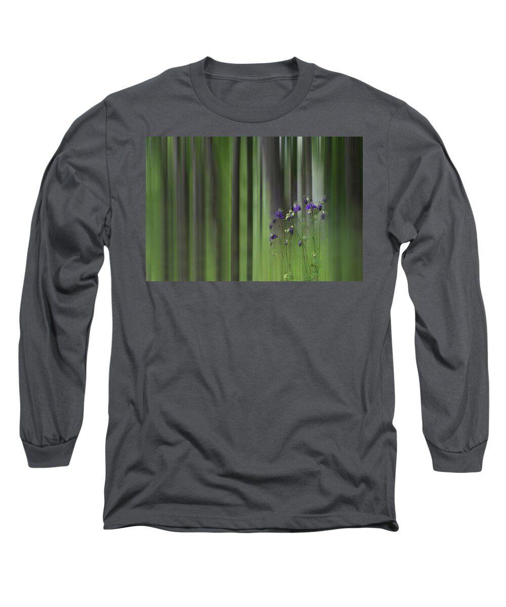 Green Long Sleeve T-Shirt featuring the photograph Columbine Spring by Wayne King
