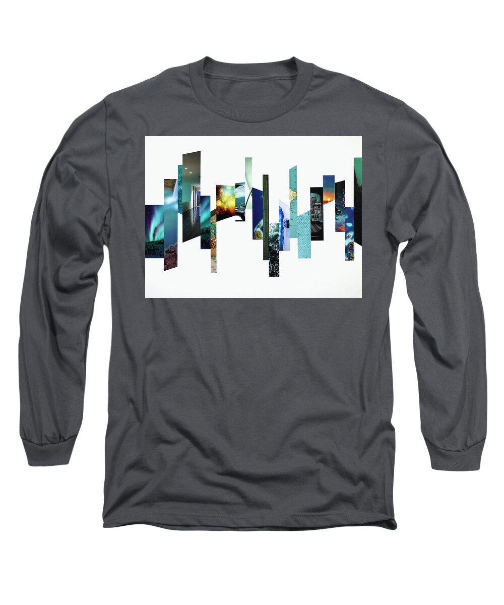 Collage Long Sleeve T-Shirt featuring the photograph Crosscut#117 by Robert Glover