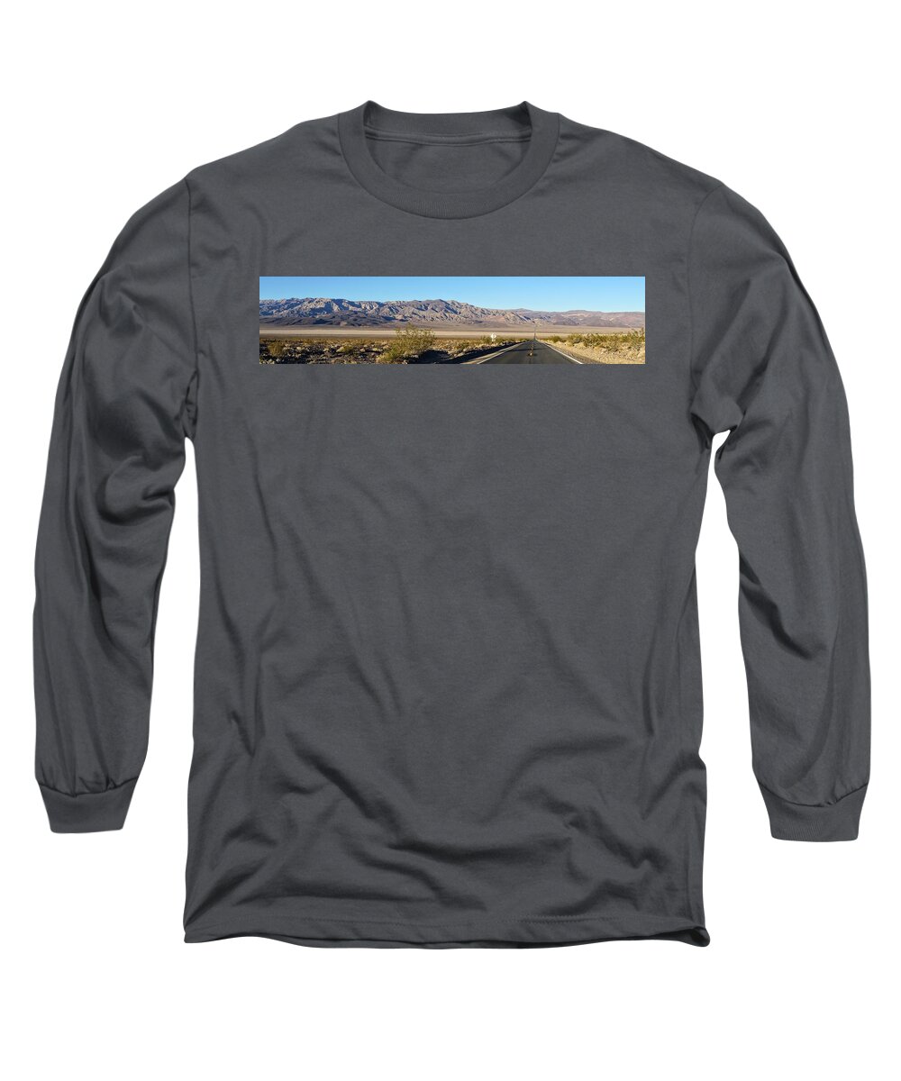 Death Valley National Park Long Sleeve T-Shirt featuring the photograph Death Valley Perspective by Brett Harvey