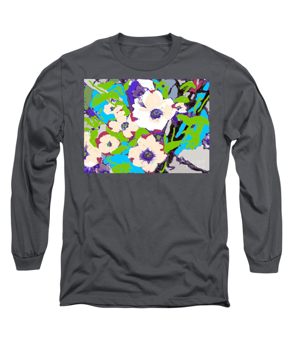  Long Sleeve T-Shirt featuring the photograph Dogwood Blooms II by Shirley Moravec