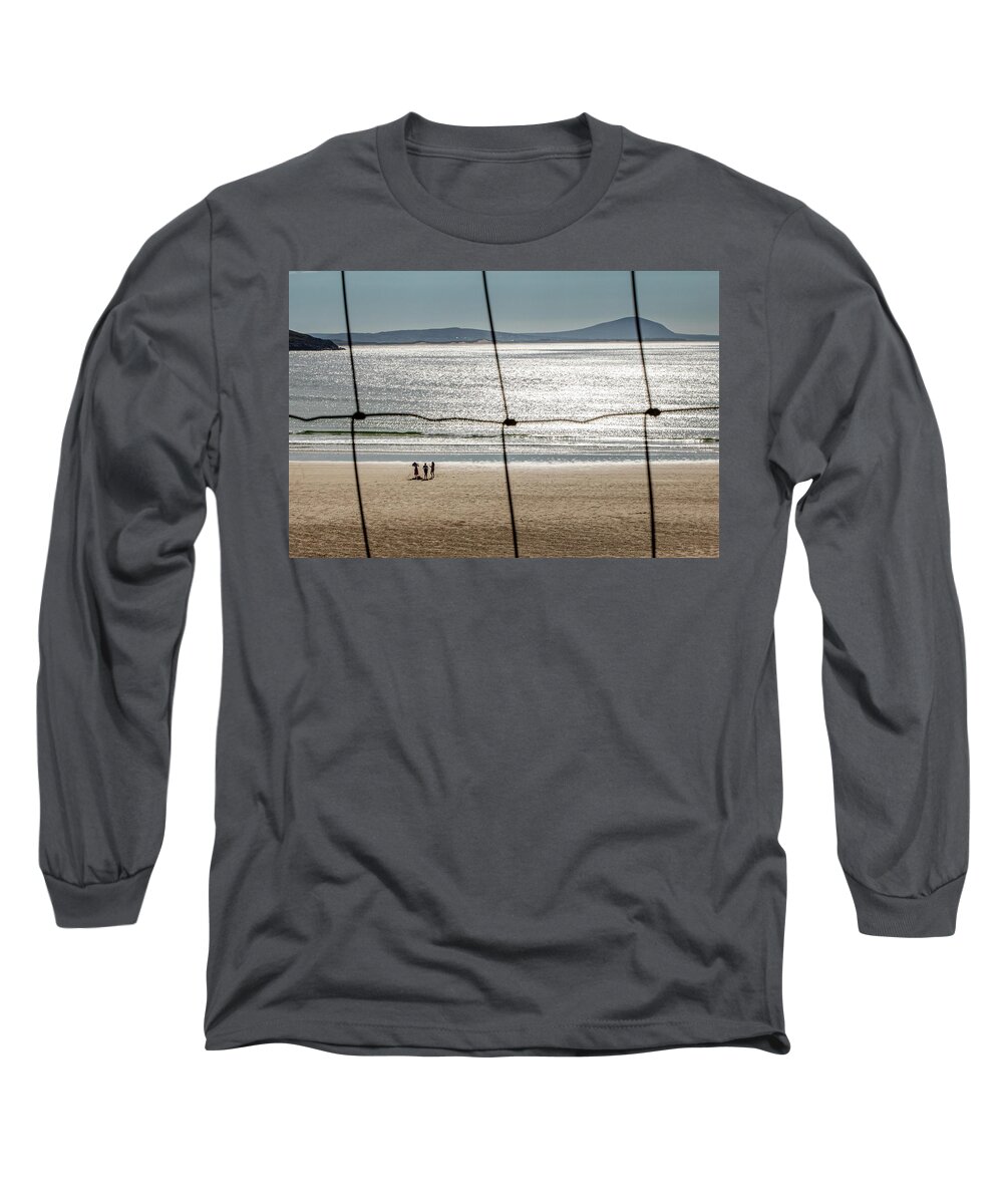 Donegal Long Sleeve T-Shirt featuring the photograph Don't Fence Me In - Horn Head, Donegal by John Soffe