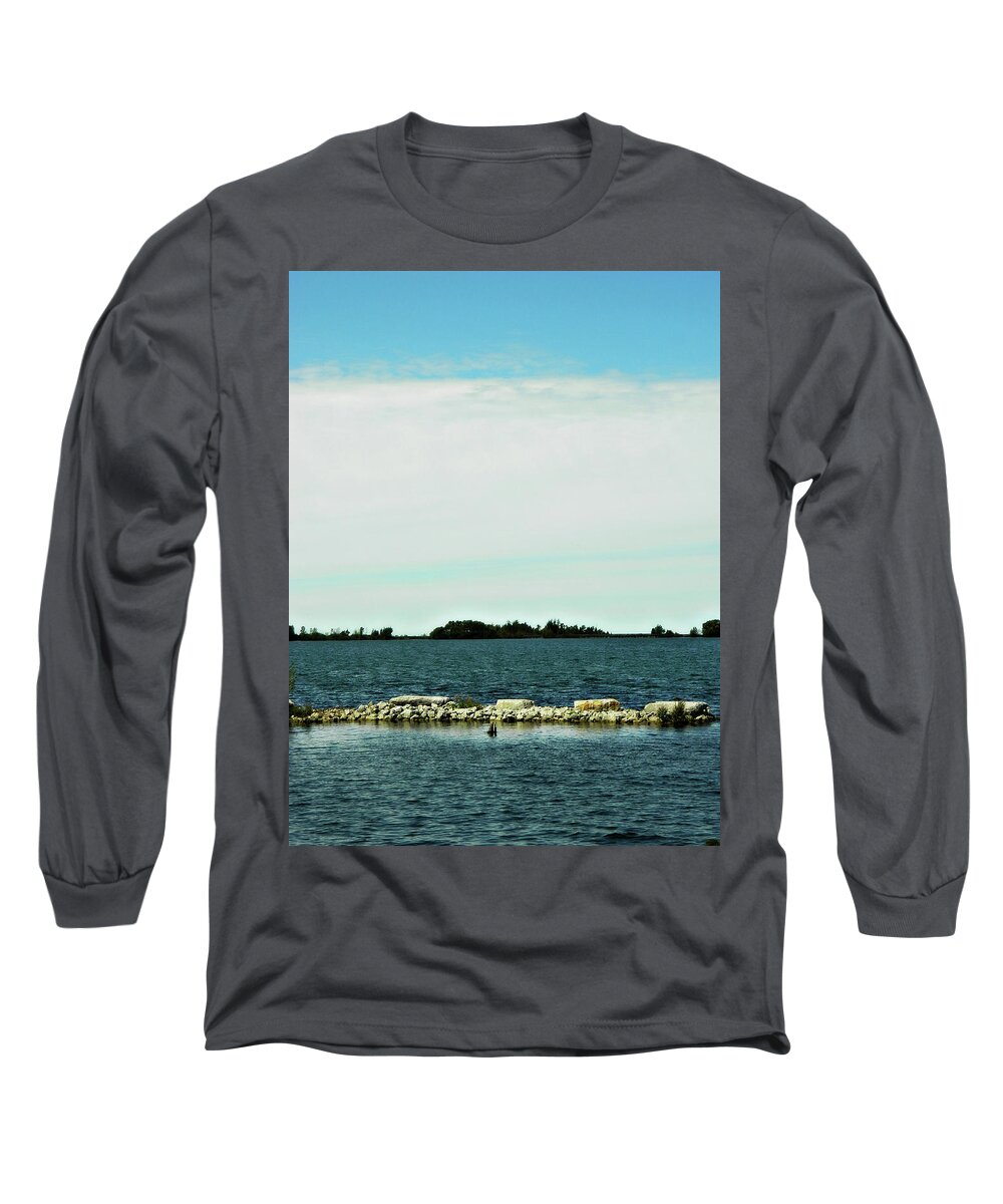 Don't Look Long Sleeve T-Shirt featuring the photograph Don't Look by Cyryn Fyrcyd