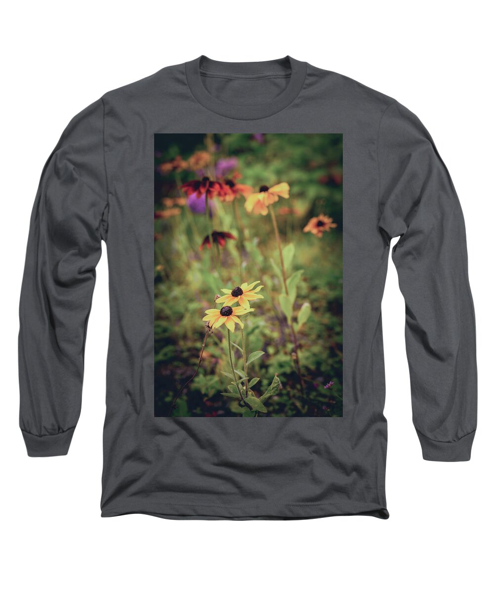 Flowers Long Sleeve T-Shirt featuring the photograph Drawing in by Gavin Lewis