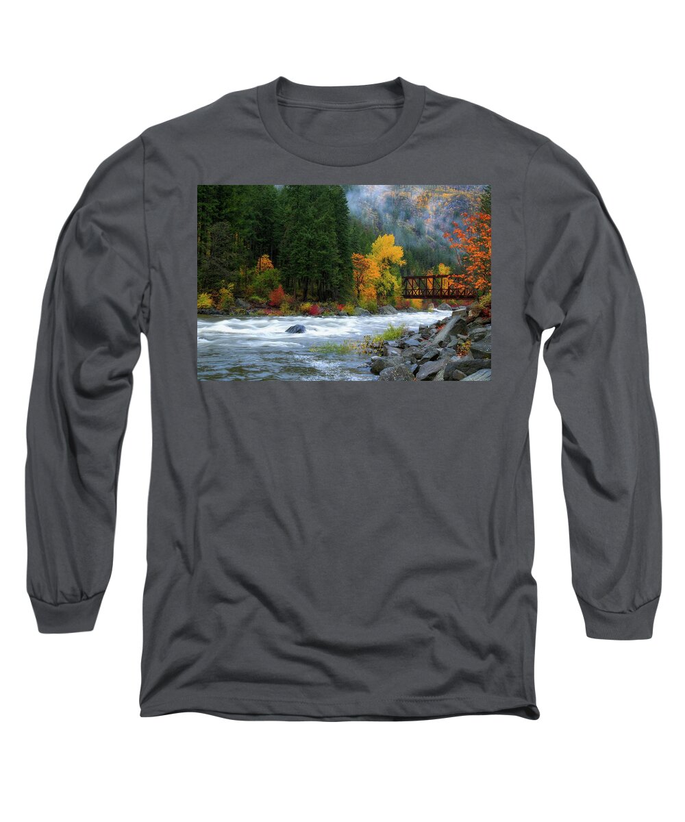 Dreaming Of Fall Colors Long Sleeve T-Shirt featuring the photograph Dreaming of fall colors by Lynn Hopwood
