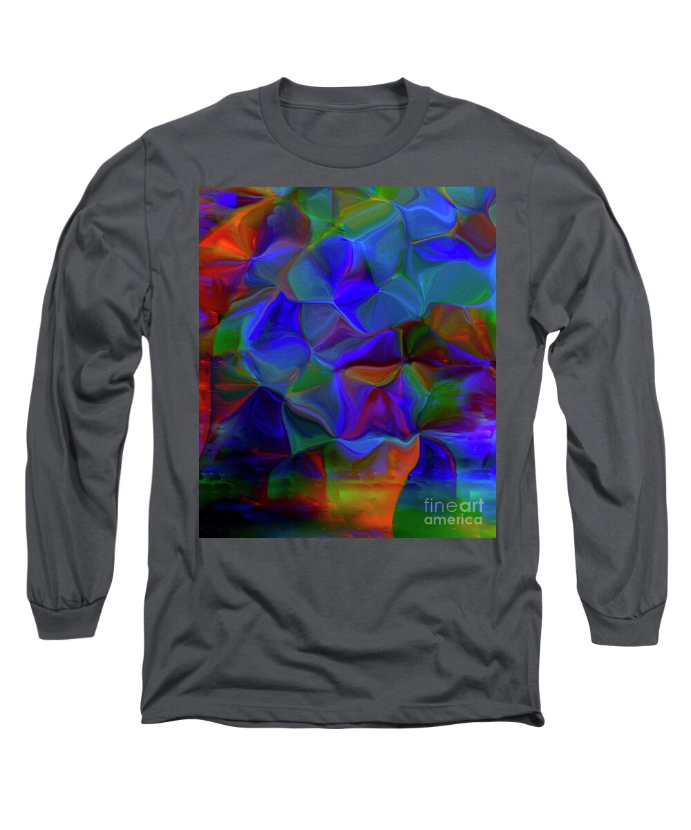 A-fine-art Long Sleeve T-Shirt featuring the painting Dreaming of the Garden in Gethsemane by Catalina Walker