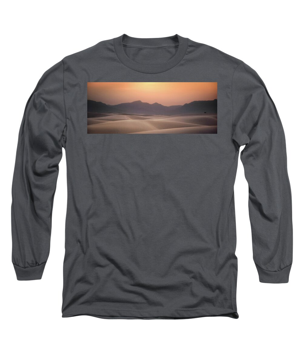 White Sands Long Sleeve T-Shirt featuring the photograph Dreamscape - White Sands New Mexico by Rebecca Herranen
