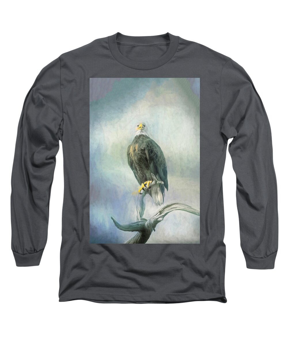 Bird Long Sleeve T-Shirt featuring the photograph Eagle 2 by Pete Rems