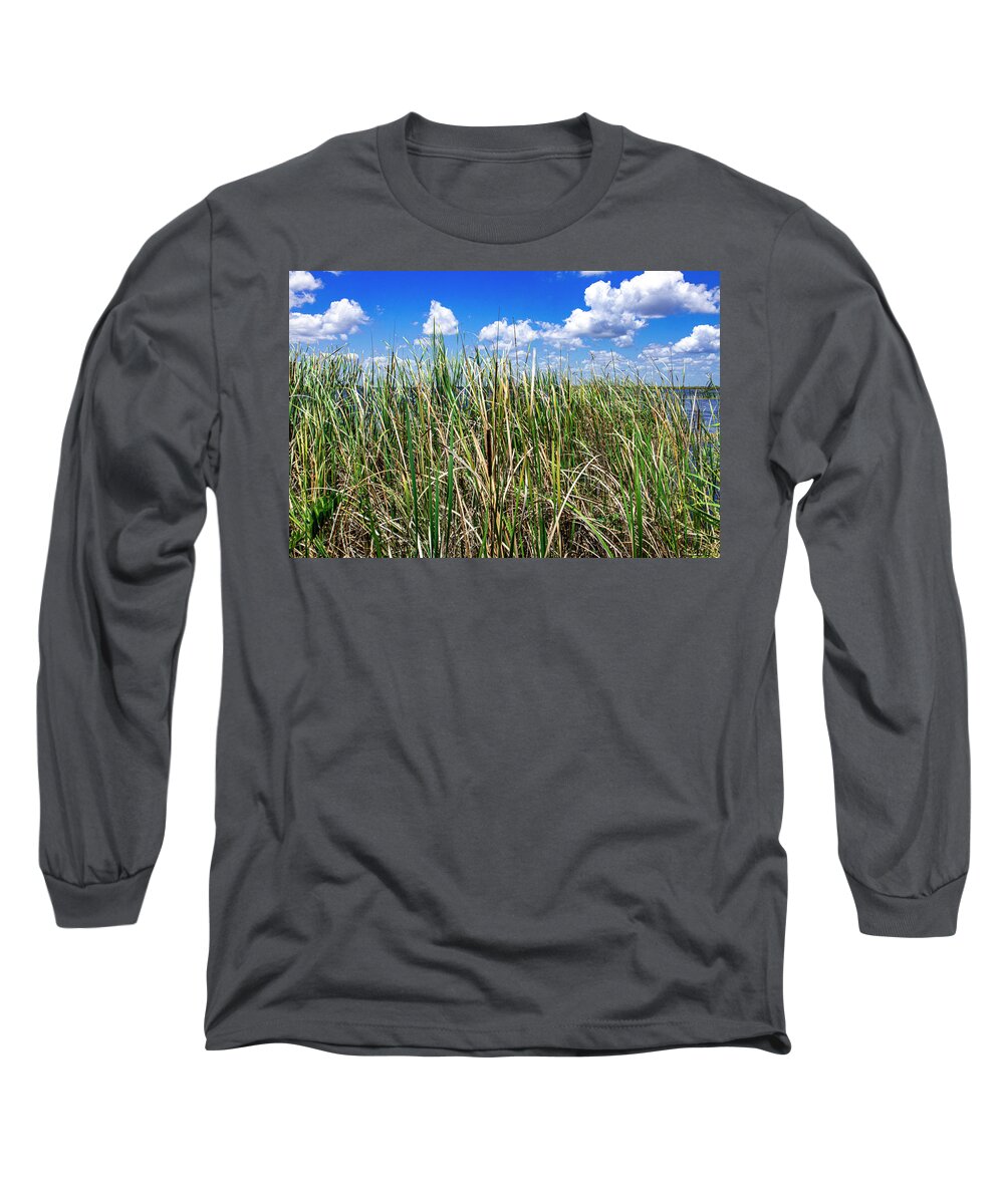 Everglades Long Sleeve T-Shirt featuring the photograph Everglades Sawgrass by Blair Damson