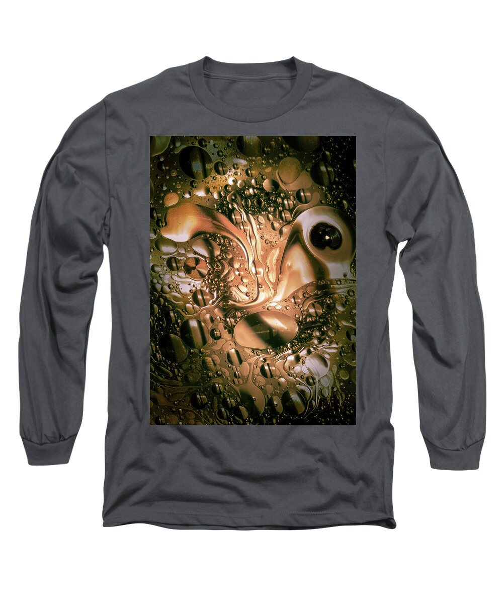 Peering Long Sleeve T-Shirt featuring the photograph Evil eye by Johannes Brienesse