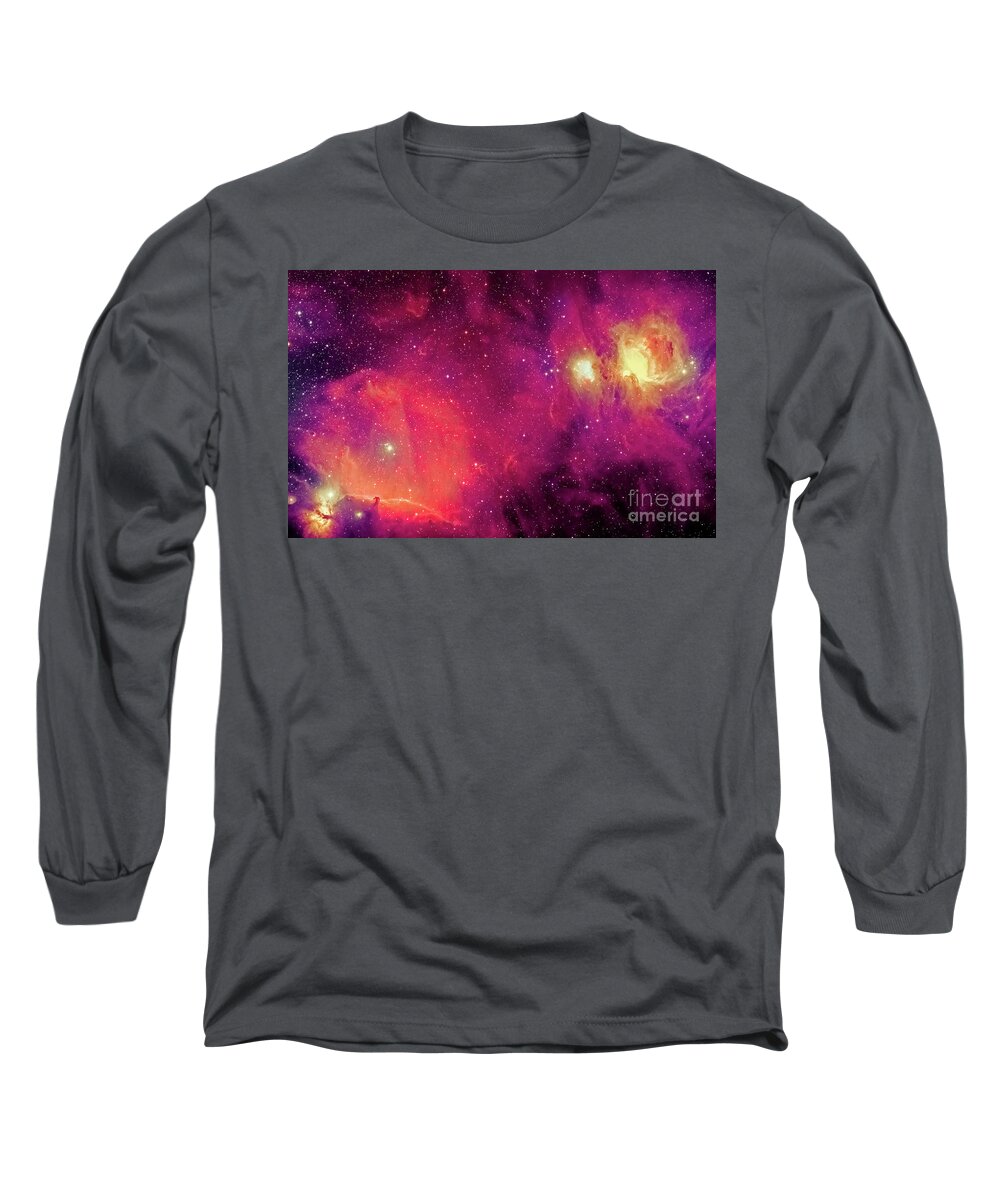 Space Long Sleeve T-Shirt featuring the photograph Fires of Orion by Jim DeLillo