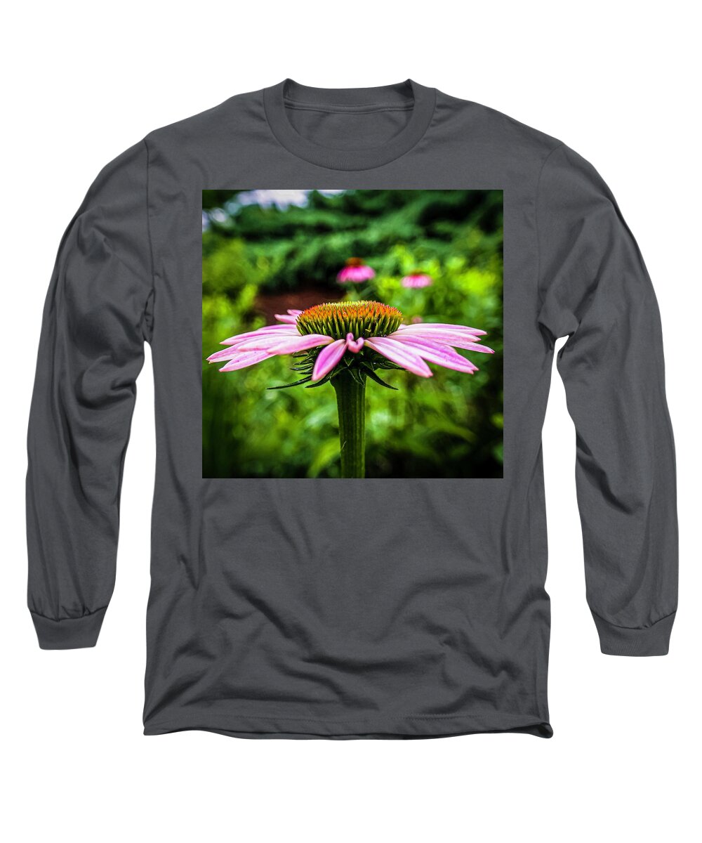 Flower Long Sleeve T-Shirt featuring the photograph Flower after the rain by Rick Nelson