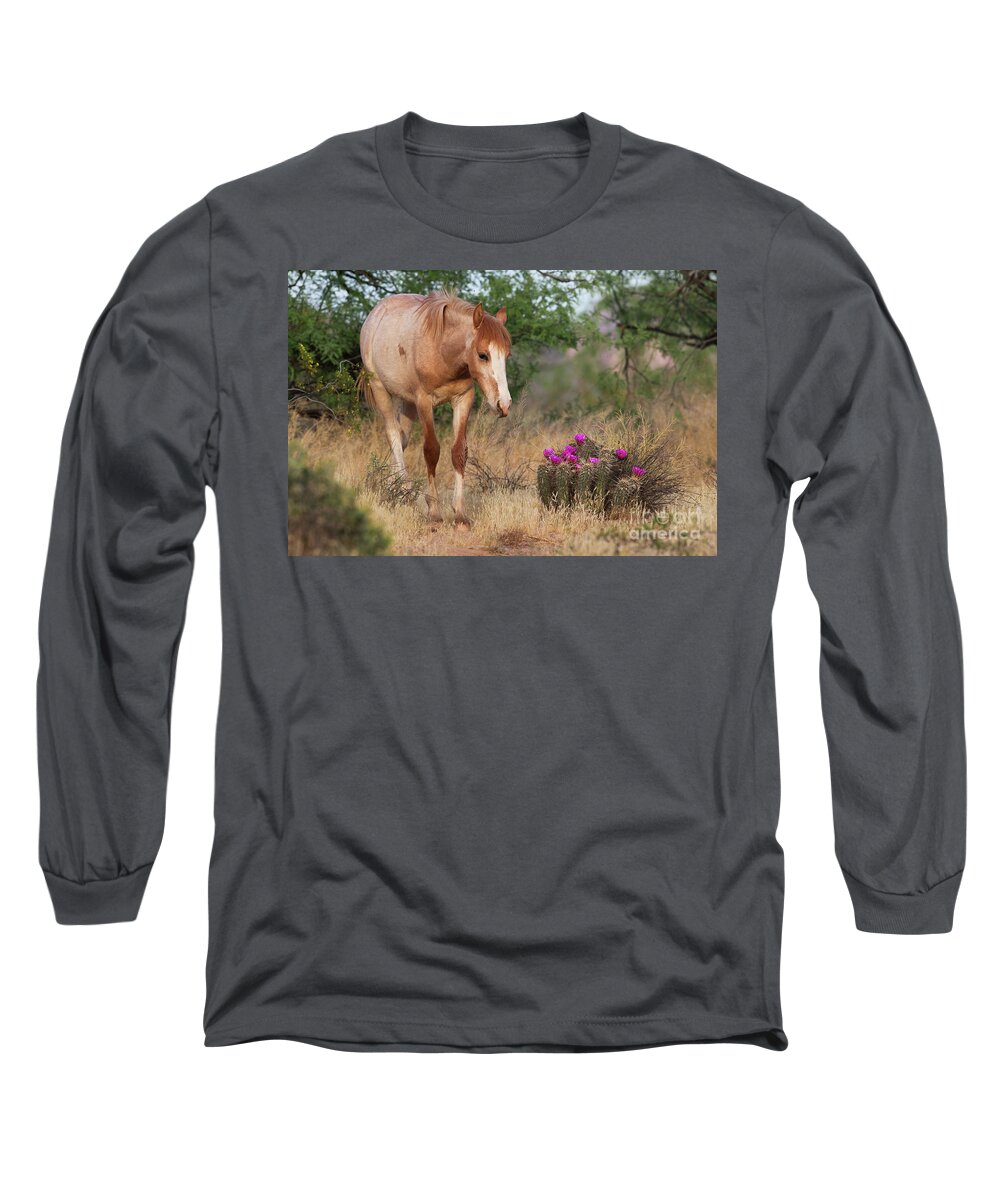 Yearling Long Sleeve T-Shirt featuring the photograph Flowers by Shannon Hastings