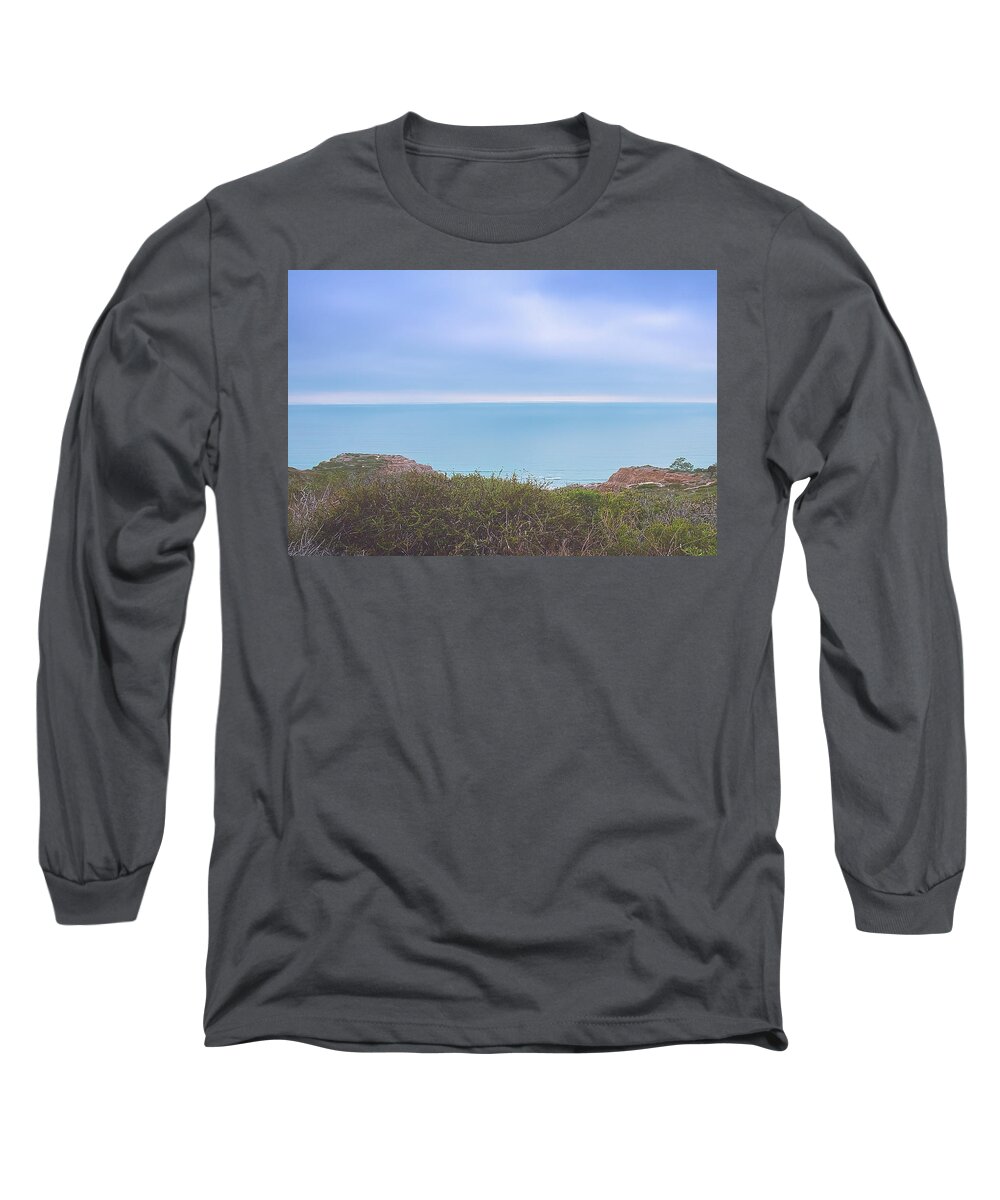 Forever In Blue Seas Long Sleeve T-Shirt featuring the photograph Forever in Blue Seas by Christina McGoran