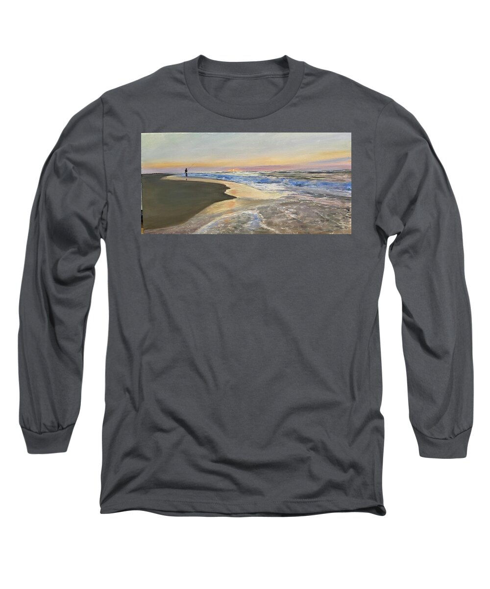 Painting Long Sleeve T-Shirt featuring the painting Good Morning by Paula Pagliughi