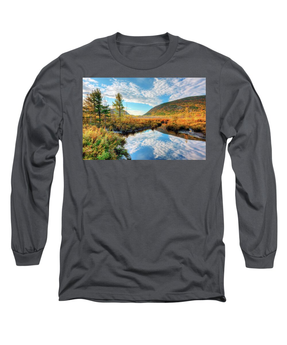Acadia National Park Long Sleeve T-Shirt featuring the photograph Great Meadows 6636 by Greg Hartford