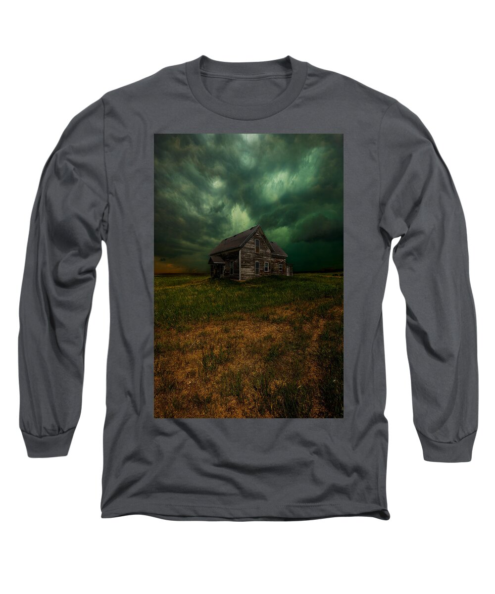 South Dakota Long Sleeve T-Shirt featuring the photograph Greener Things by Aaron J Groen