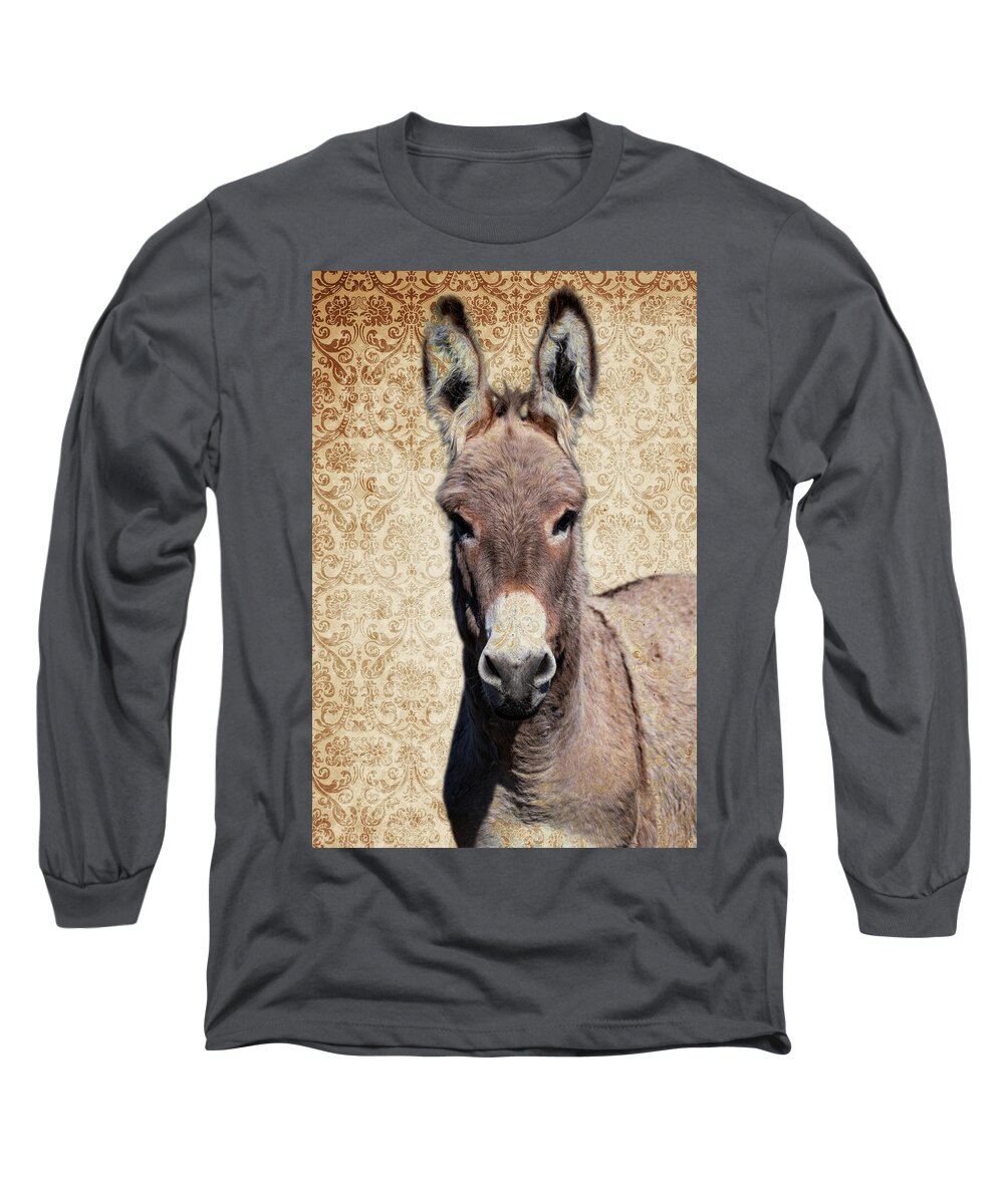 Wild Burros Long Sleeve T-Shirt featuring the photograph Handsome Jack by Mary Hone
