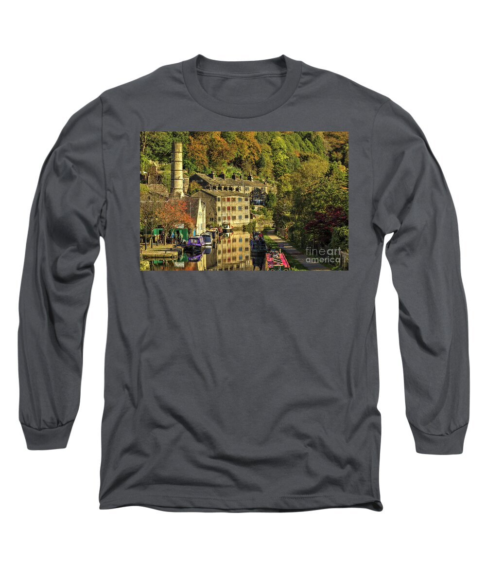 Uk Long Sleeve T-Shirt featuring the photograph Hebden Bridge, West Yorkshire by Tom Holmes Photography
