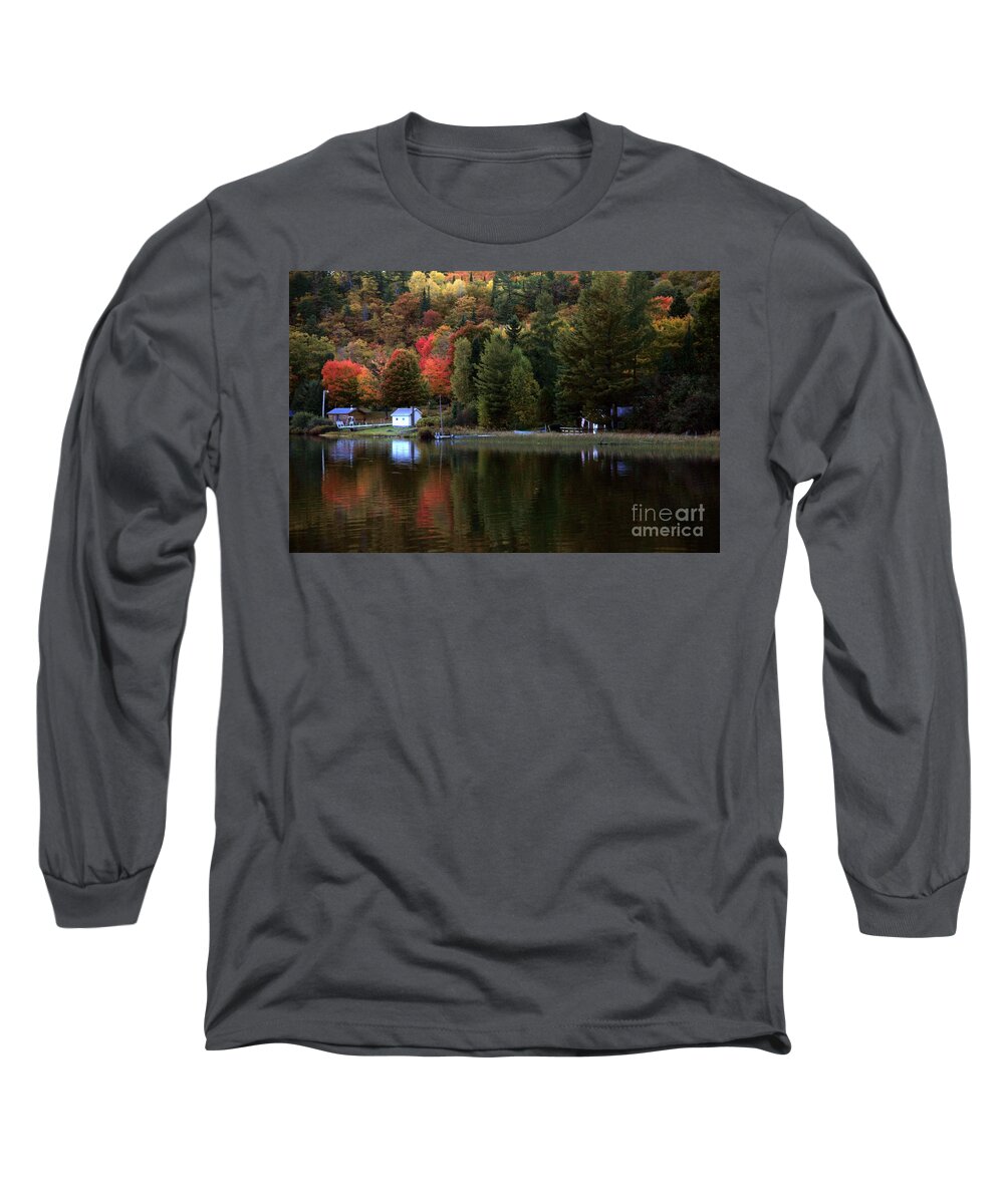Green Long Sleeve T-Shirt featuring the photograph Hideaway by Terri Gostola
