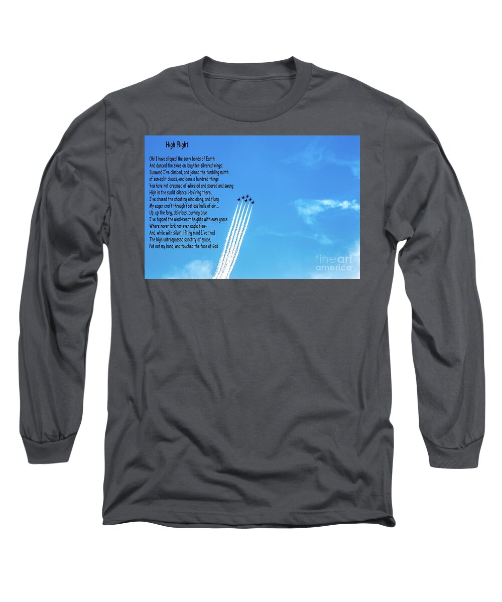 Jon Burch Long Sleeve T-Shirt featuring the photograph High Flight by Jon Burch Photography