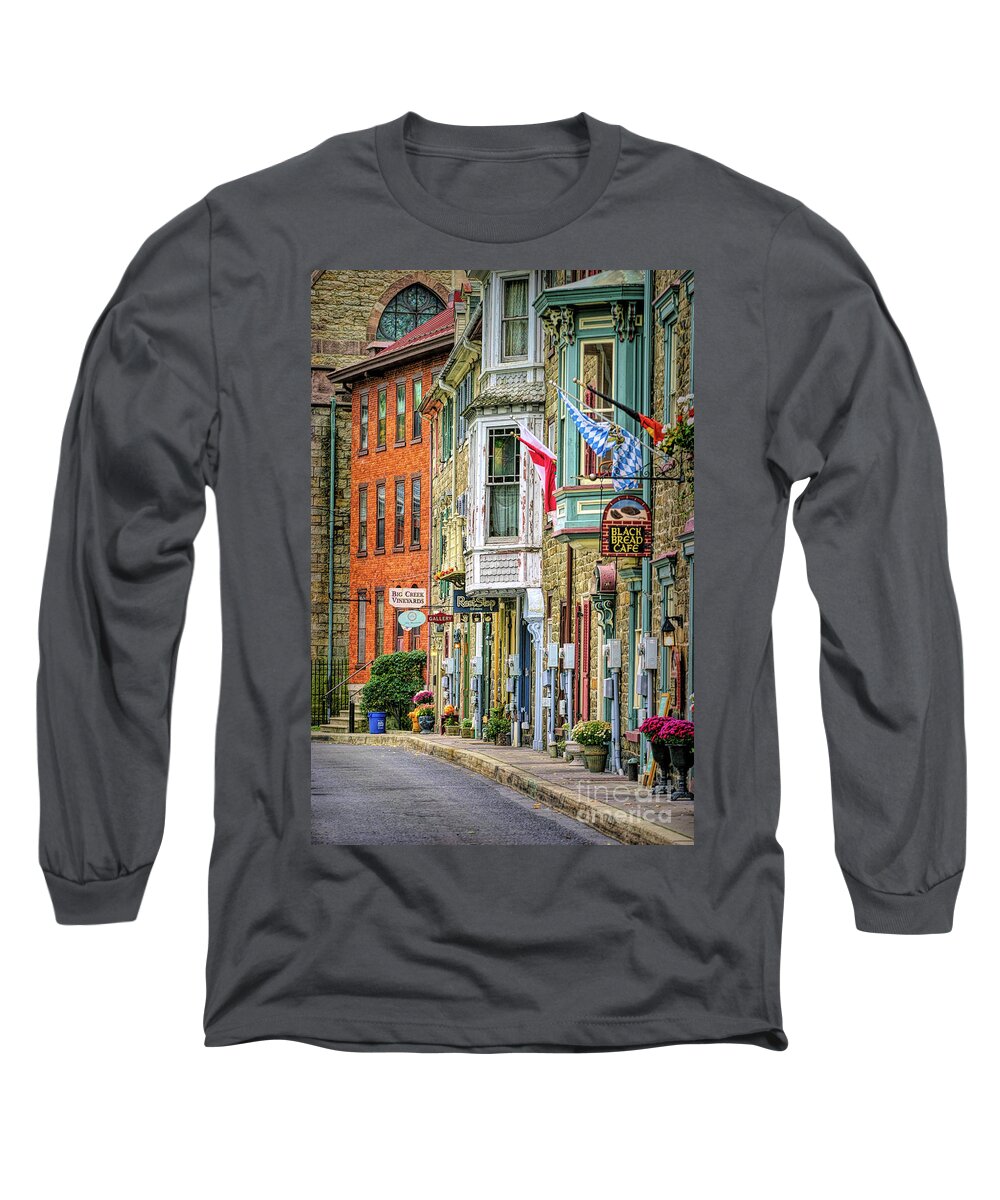 Jim Thorpe Long Sleeve T-Shirt featuring the photograph Jim Thorpe City in Pennsylvania by Chuck Kuhn