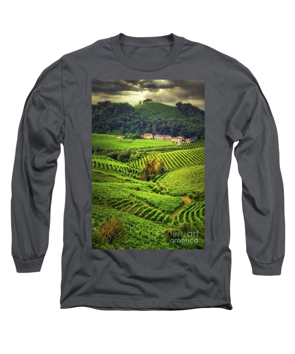 Prosecco Long Sleeve T-Shirt featuring the photograph Just after the storm by The P