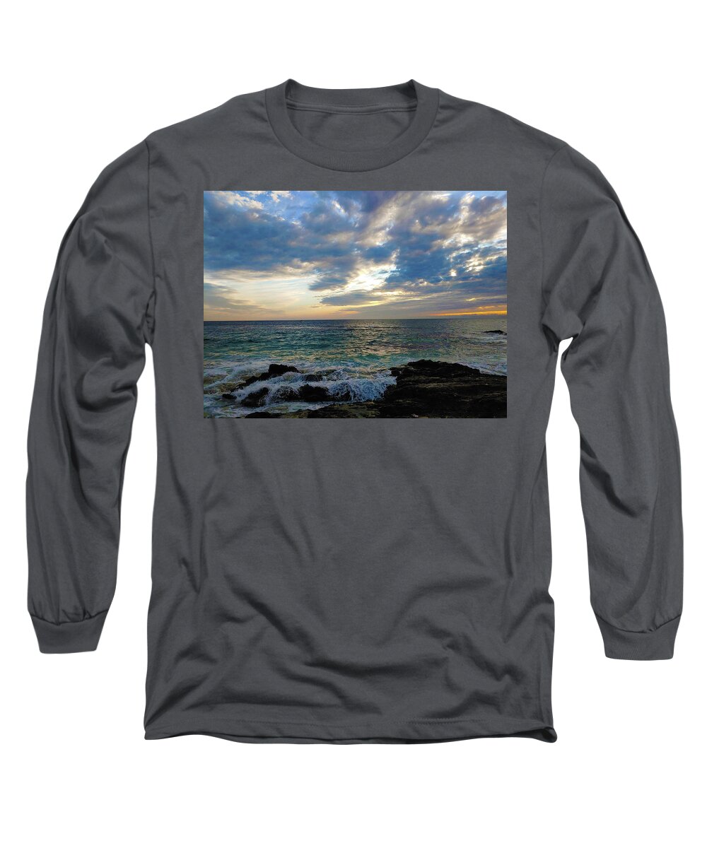 Sunset Long Sleeve T-Shirt featuring the photograph Just Another Day in Paradise by Marcus Jones