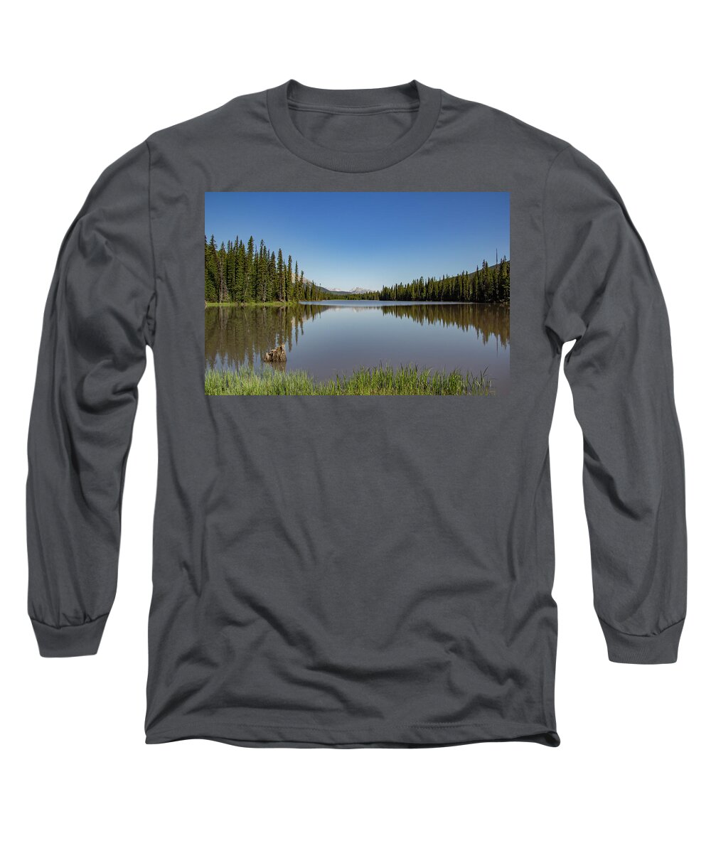Canadian Rocky Mountains Long Sleeve T-Shirt featuring the photograph Kananaskis Country 5 by Cindy Robinson