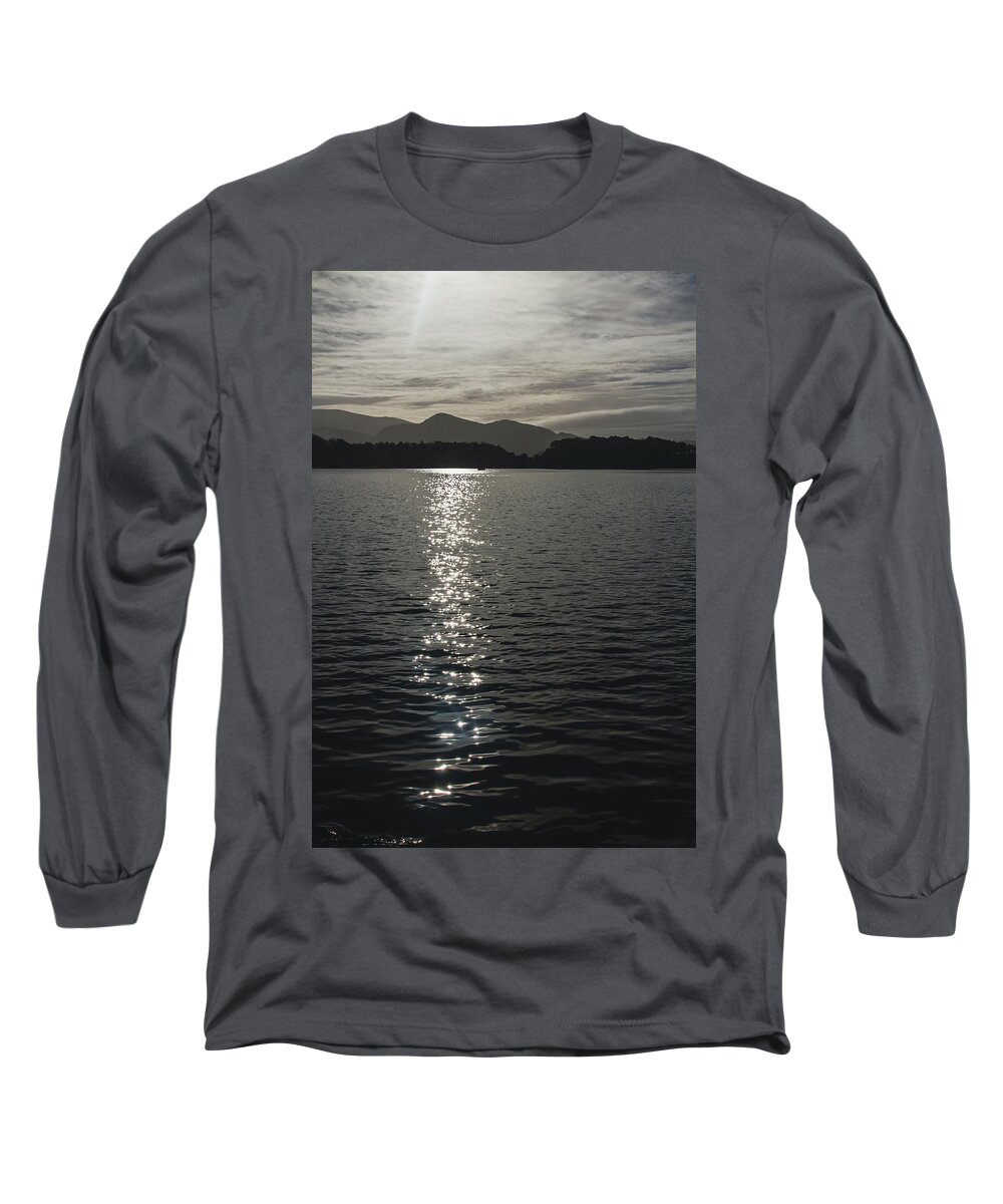 Lake Long Sleeve T-Shirt featuring the photograph KIlarney Lake Noon by Mark Callanan