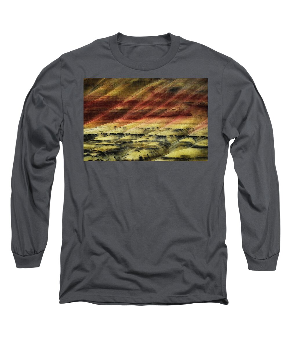 Painted Hills Long Sleeve T-Shirt featuring the photograph Layers of Time by Ryan Manuel