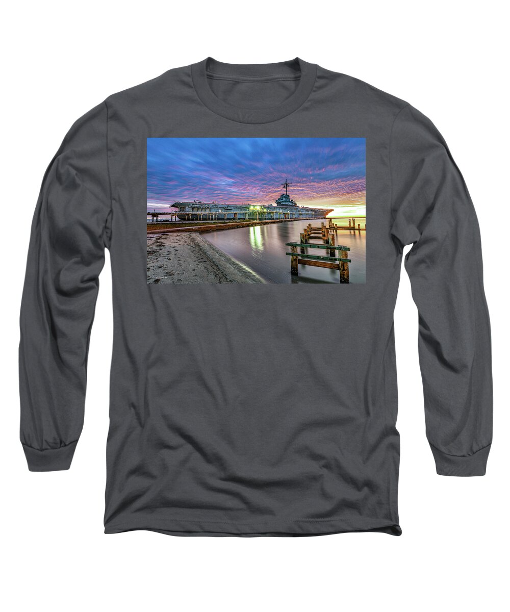 Uss Long Sleeve T-Shirt featuring the photograph Lex by Christopher Rice
